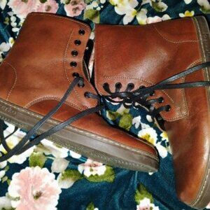 Peerko leather boots cottagecore fall boho whimsygoth gypsy Dr. Marten